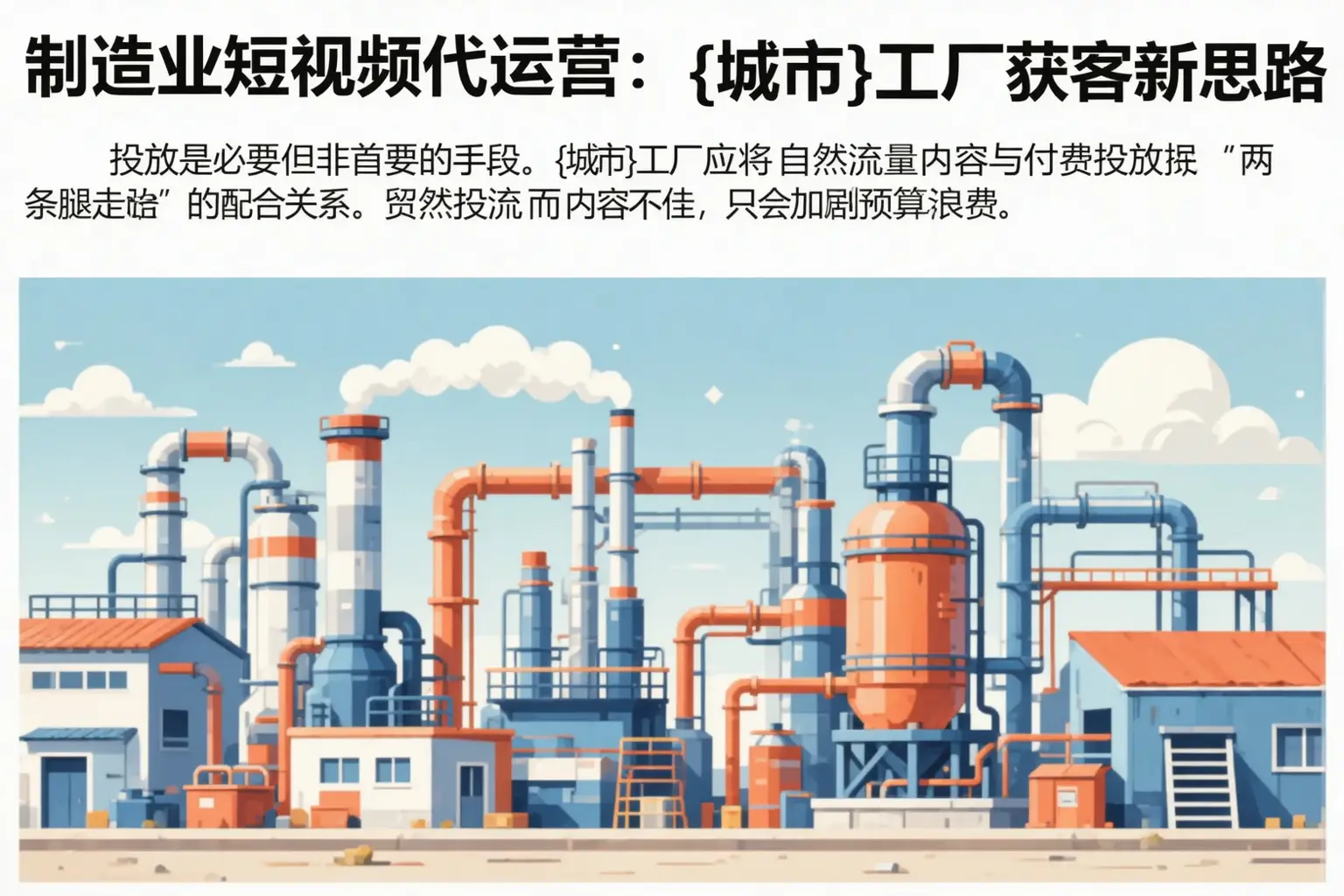 制造业短视频代运营：福建工厂获客新思路