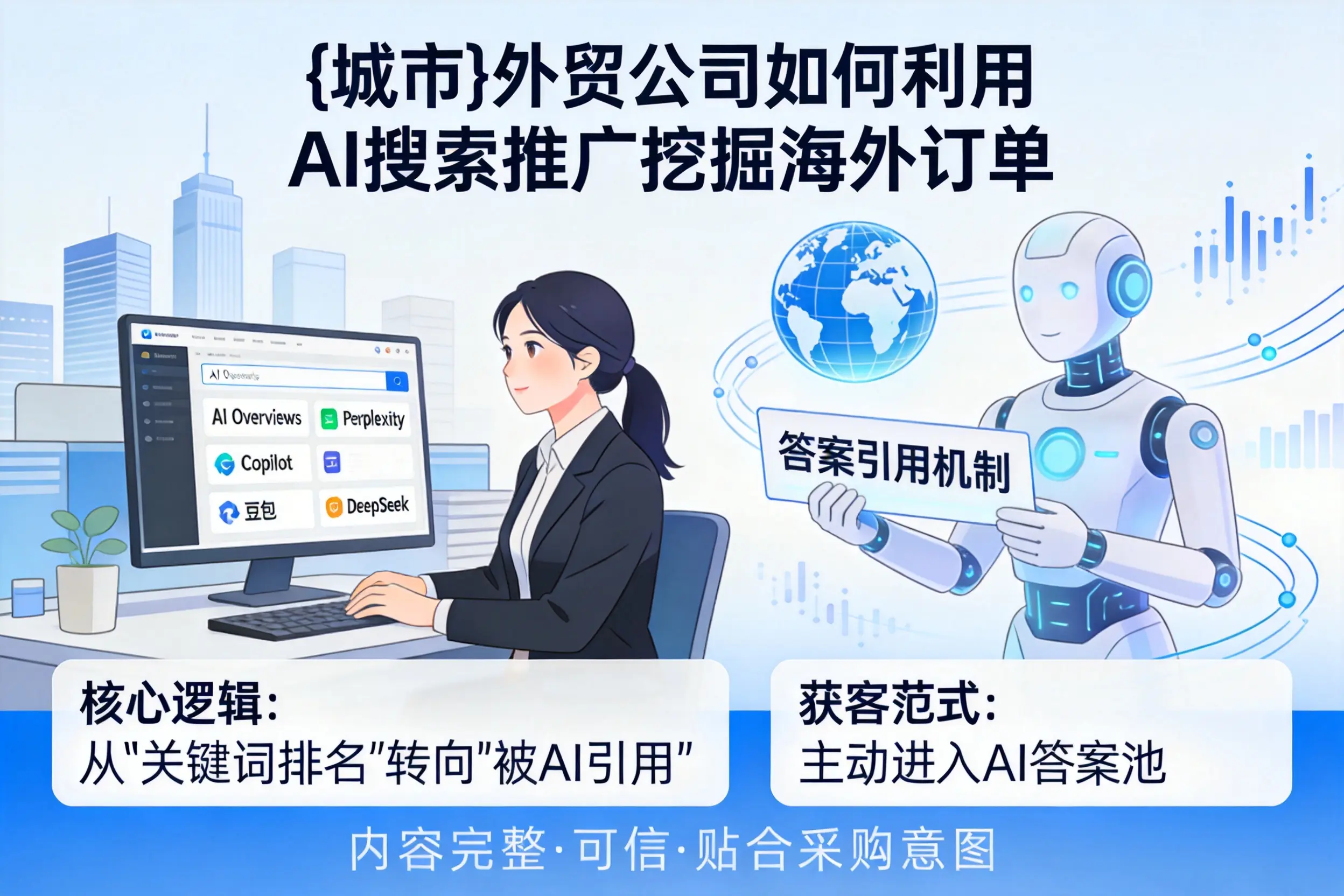 福建外贸公司如何利用AI搜索推广挖掘海外订单