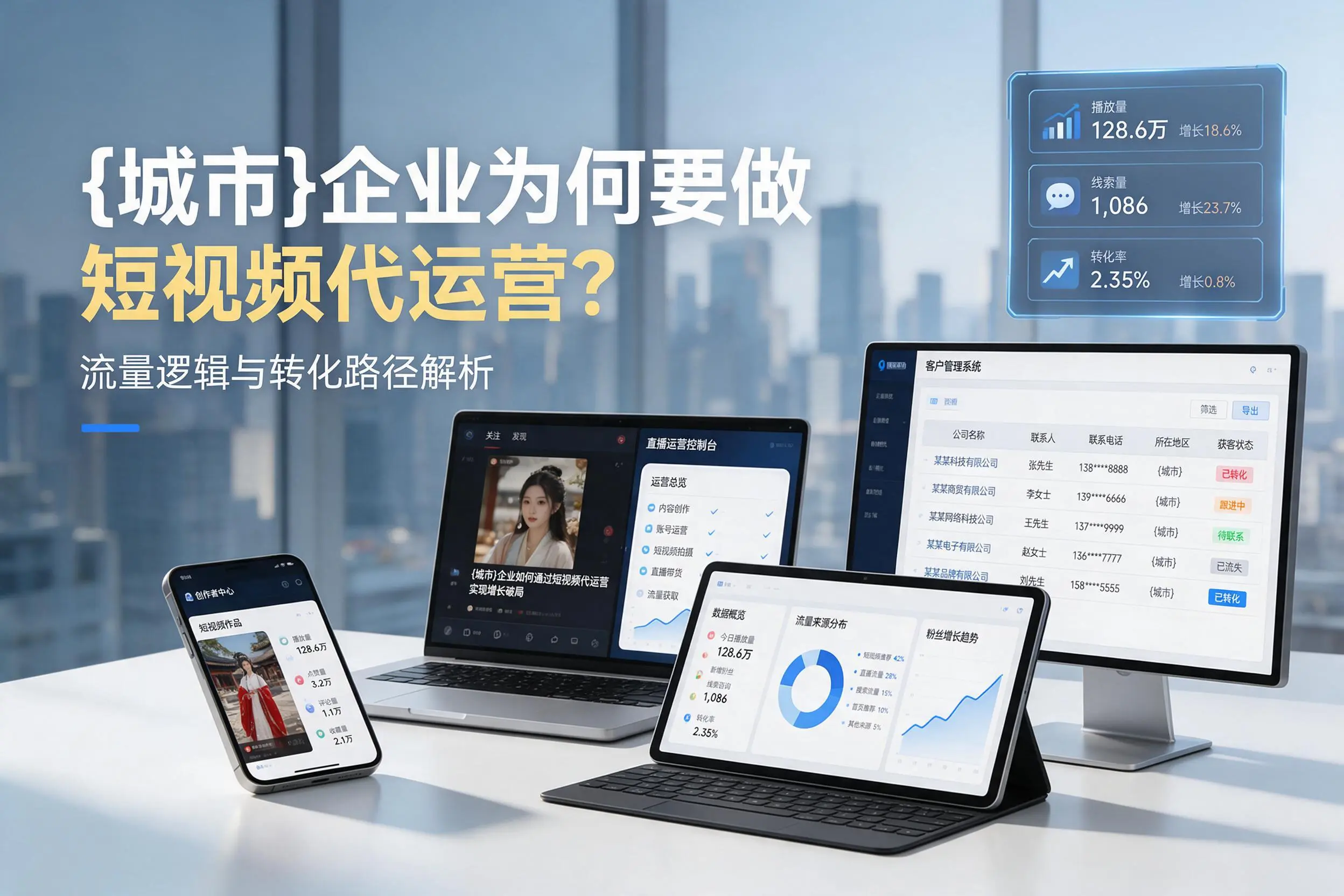 福建企业为何要做短视频代运营？流量逻辑与转化路径解析