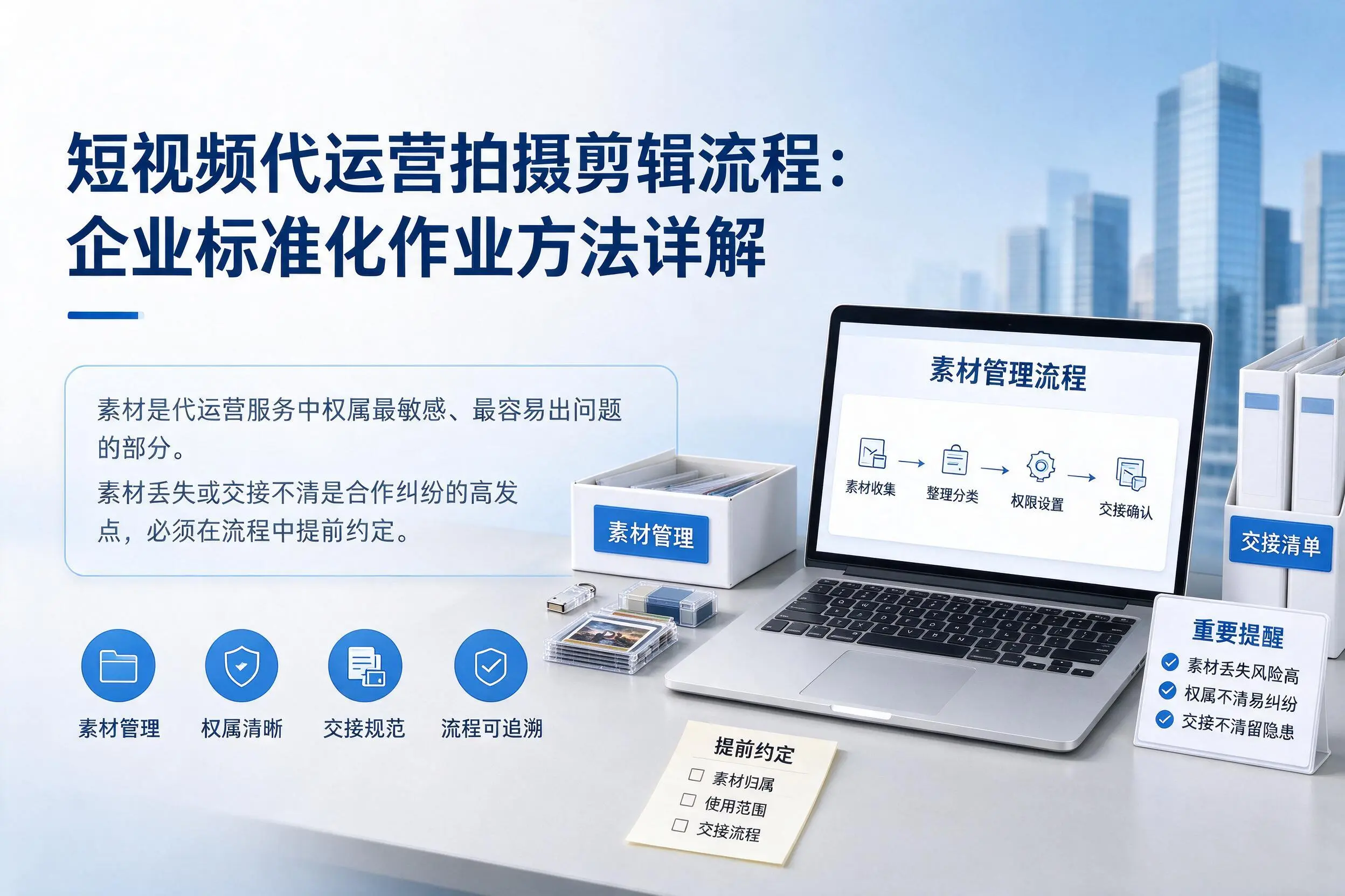 短视频代运营拍摄剪辑流程：福建企业标准化作业方法详解