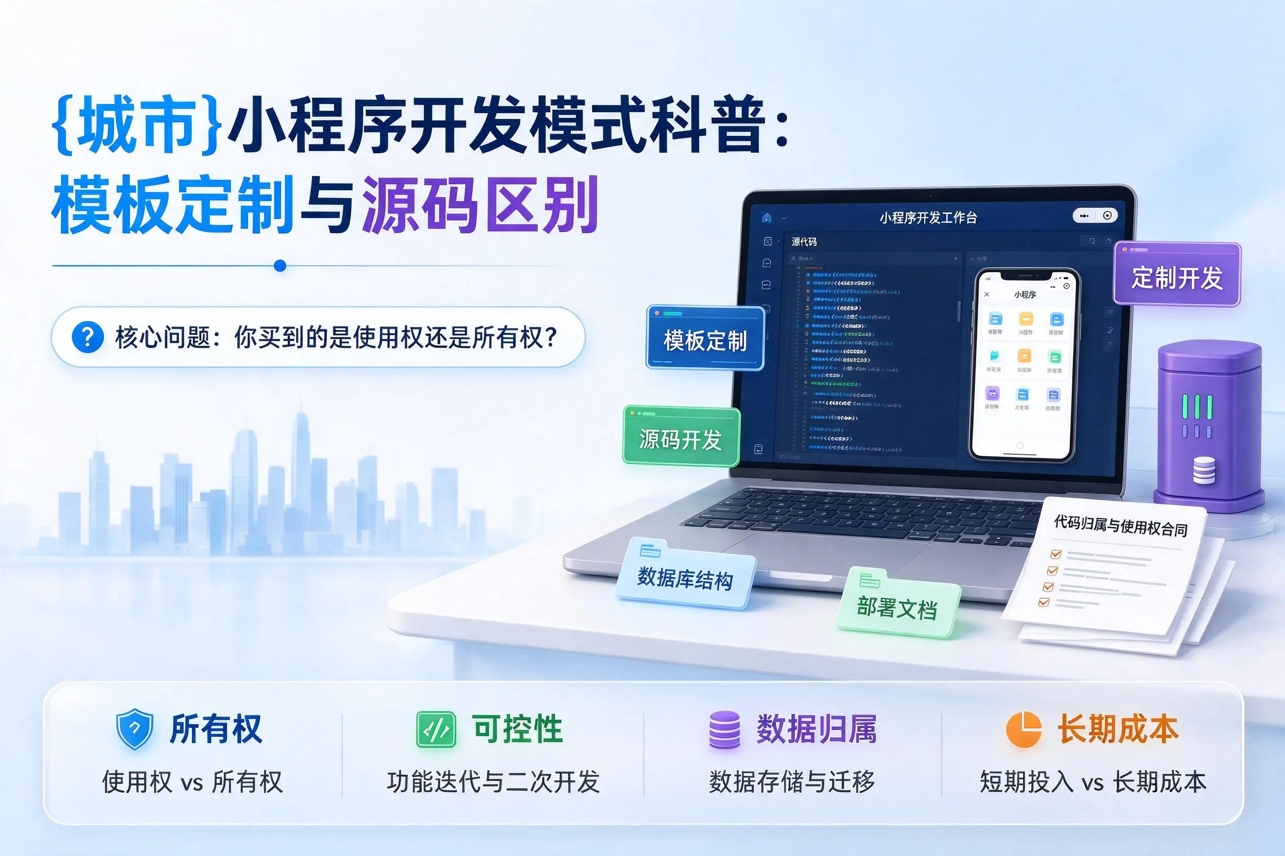 福建小程序开发模式科普:模板定制与源码区别