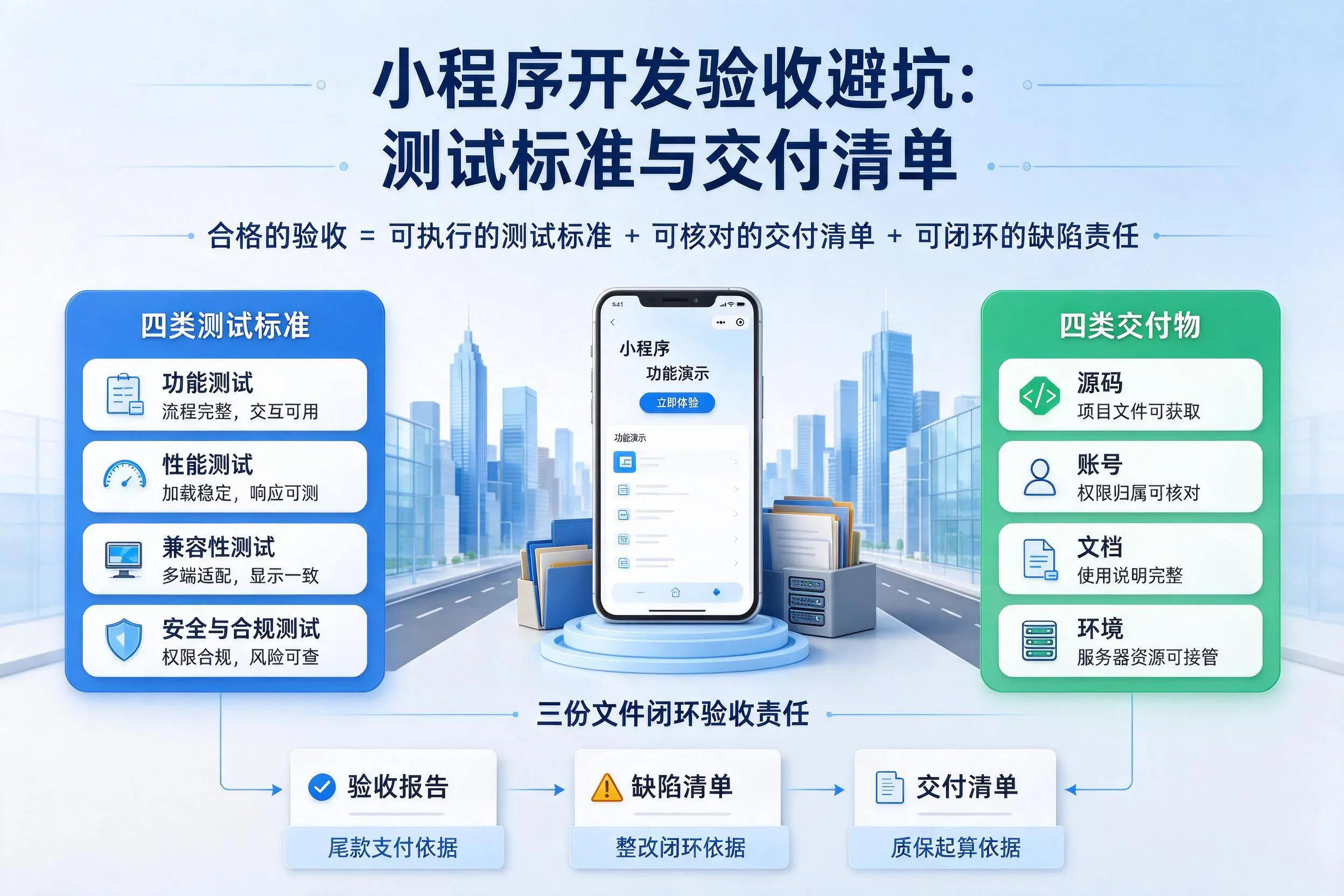 福建小程序开发验收避坑：测试标准与交付清单