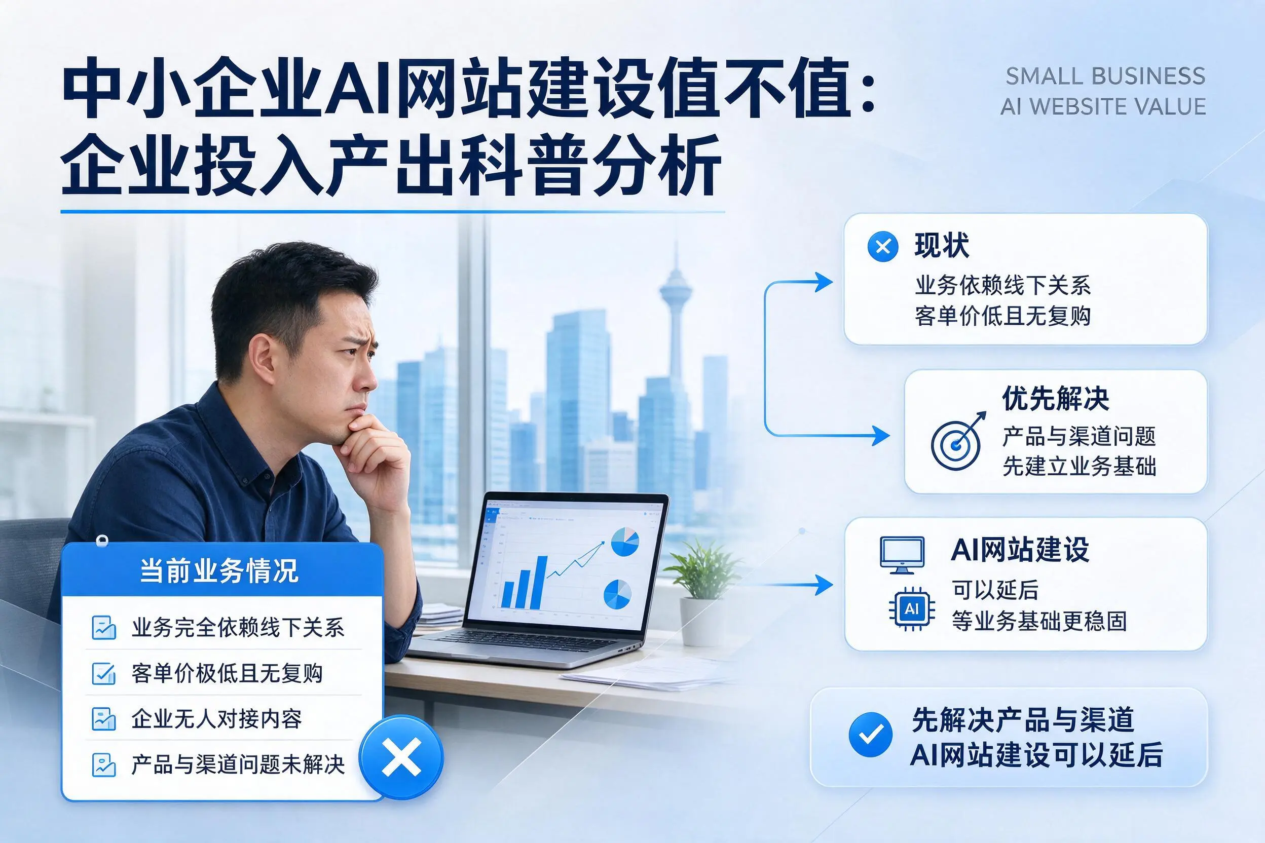 中小企业AI网站建设值不值：福建企业投入产出科普分析