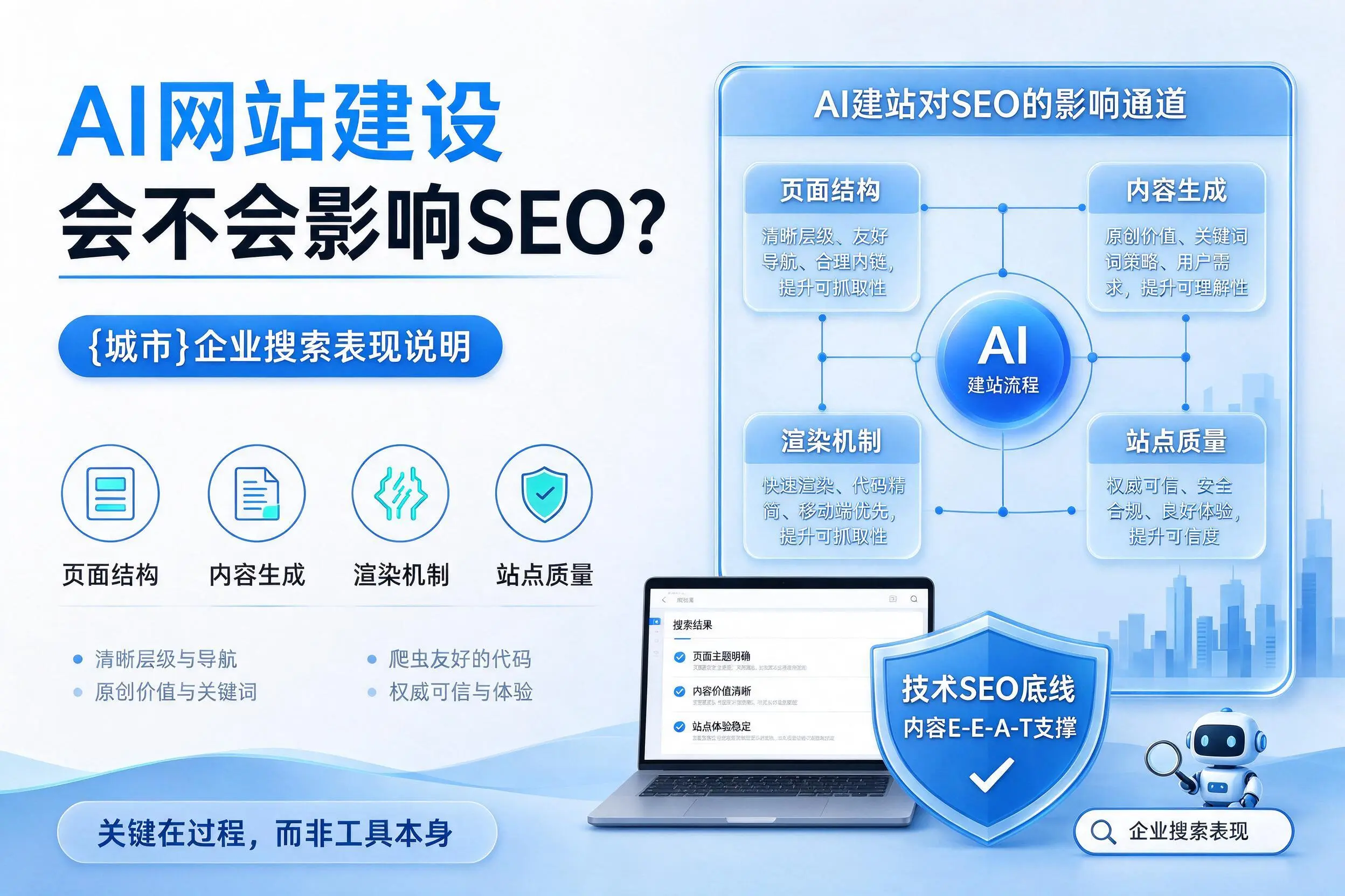 AI网站建设会不会影响SEO？福建企业搜索表现说明