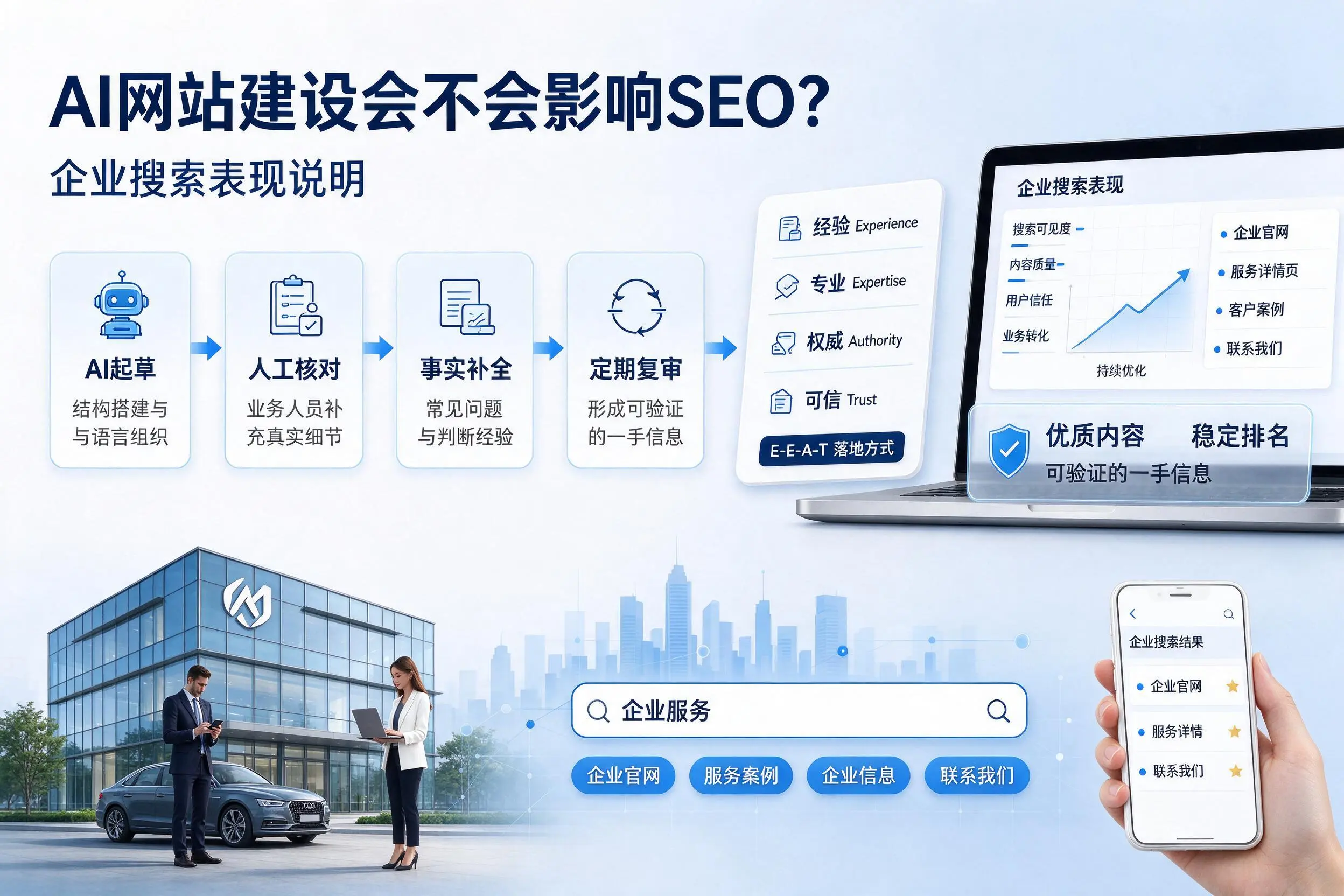 AI网站建设会不会影响SEO？福建企业搜索表现说明