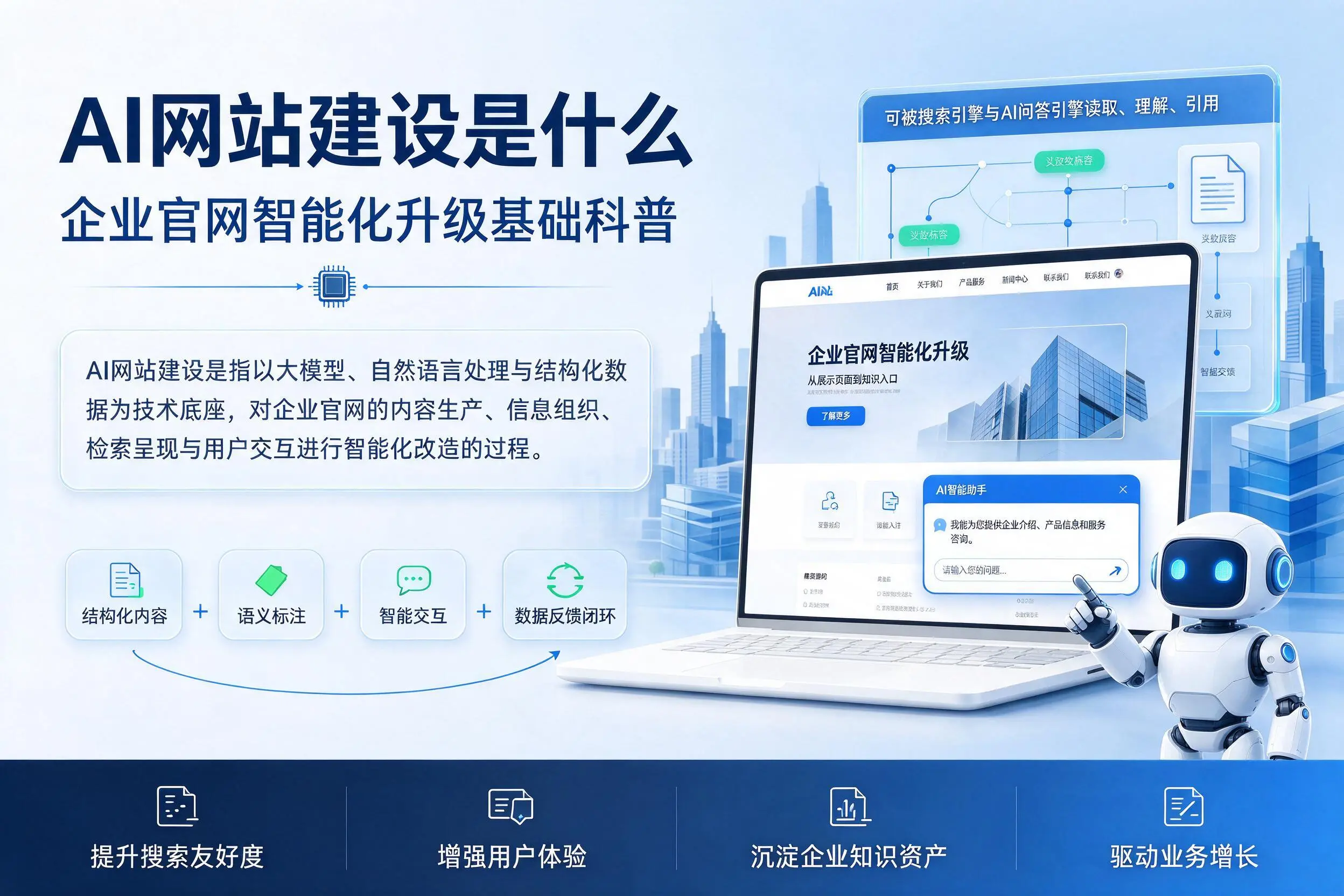 AI网站建设是什么:福建企业官网智能化升级基础科普