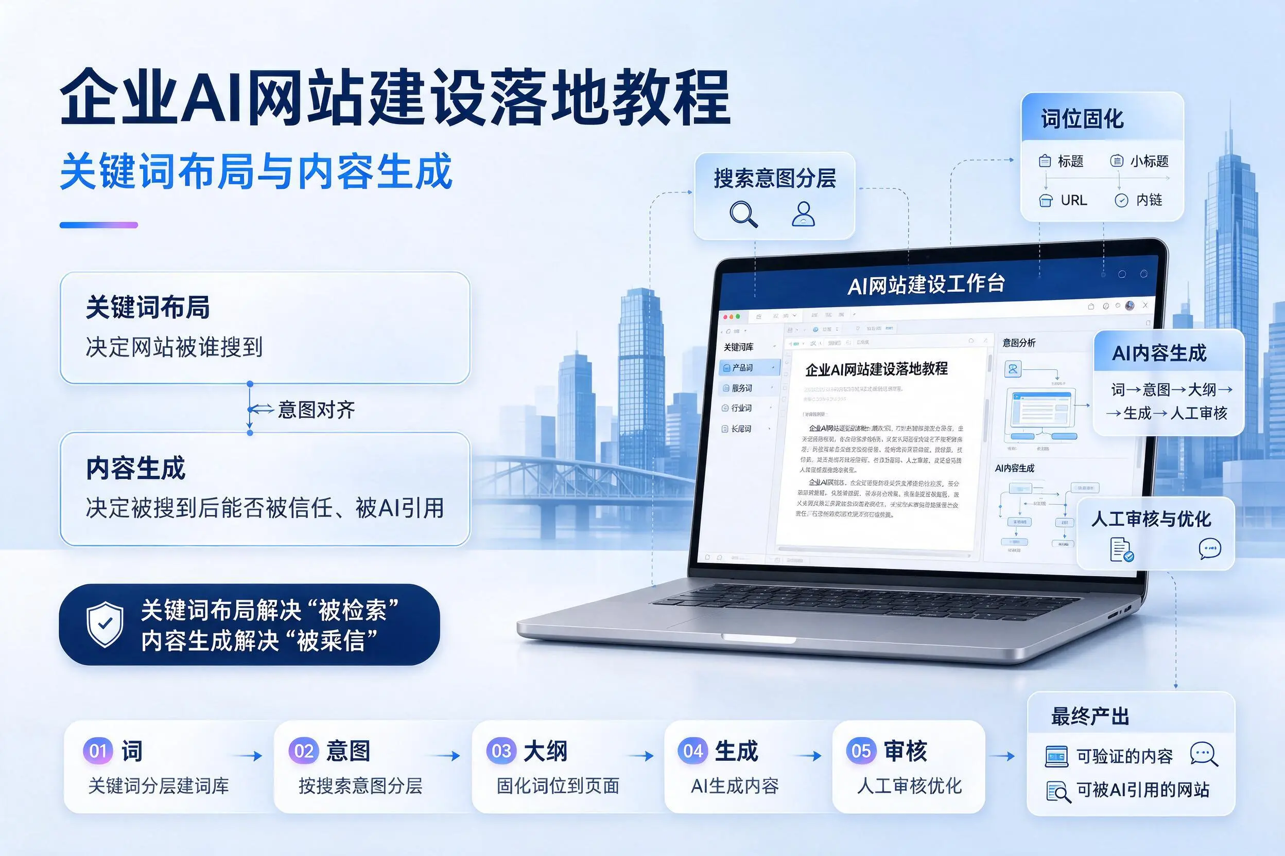 福建企业AI网站建设落地教程：关键词布局与内容生成