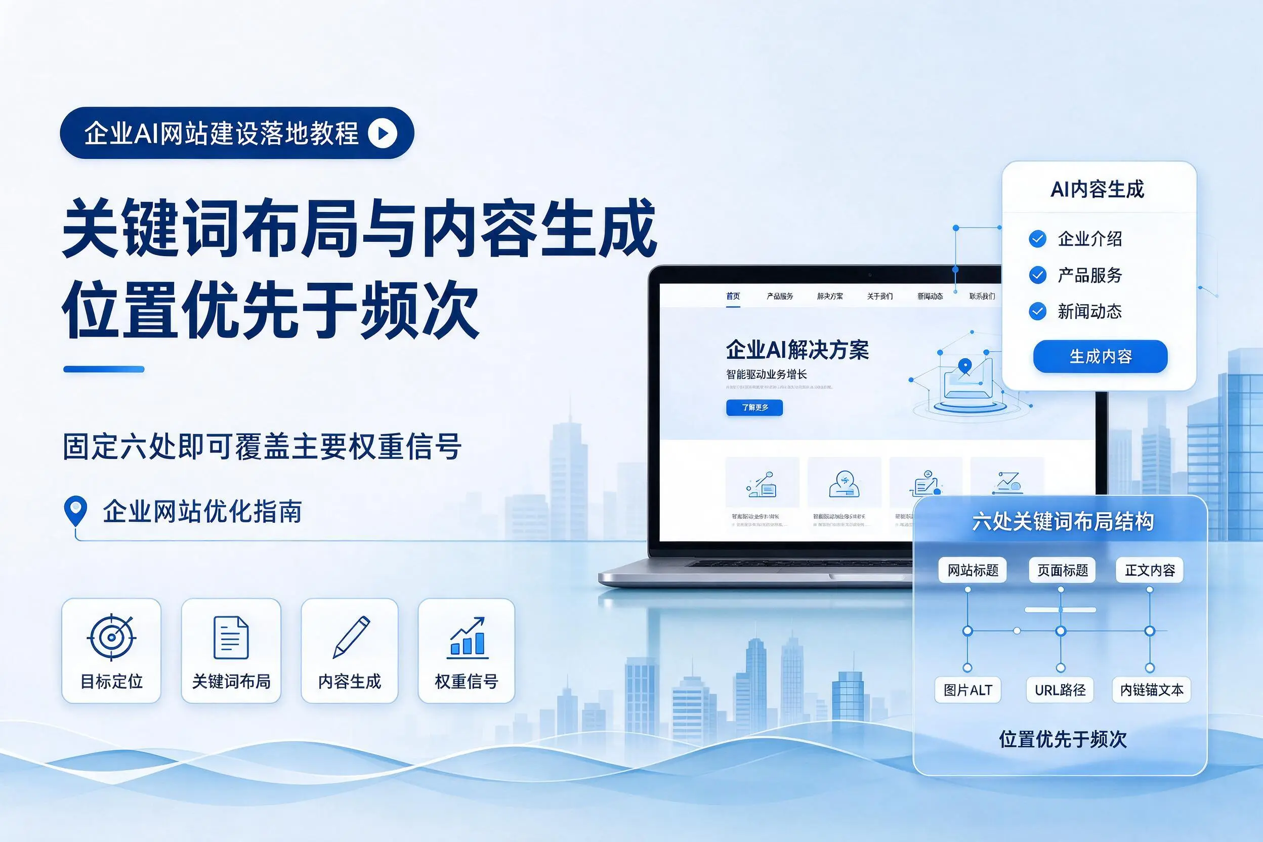 福建企业AI网站建设落地教程：关键词布局与内容生成